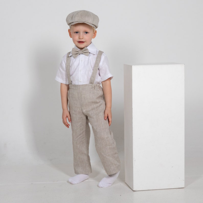 Baby Boy Wedding Outfit Newsboy Ring Bearer Suit Baptism Etsy