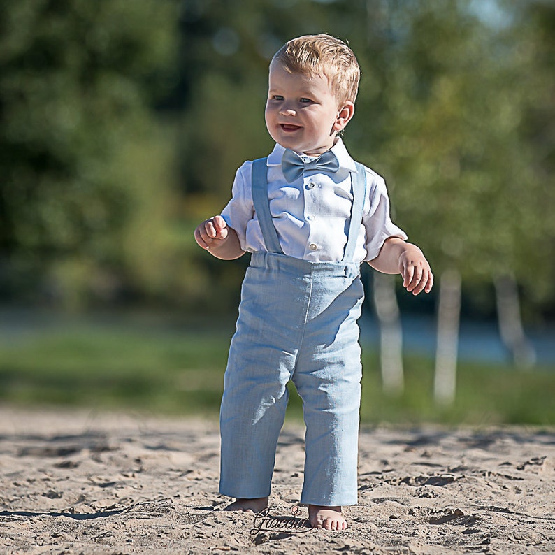 baby boy light blue pants