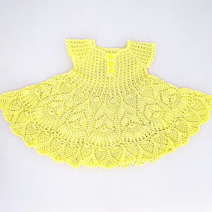 Crochet PATTERN: Aurelia Sky Baby Dress Crochet Thread 6-18 - Etsy