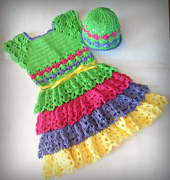 crochet frock for baby girl