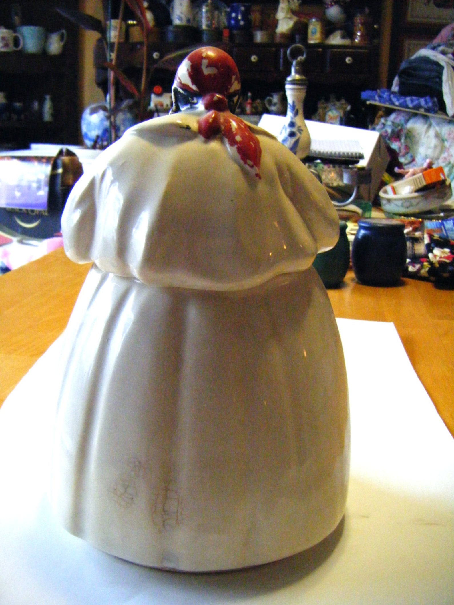 1940's McCoy Pottery Cookie Jar Mammy With Original Cold Etsy