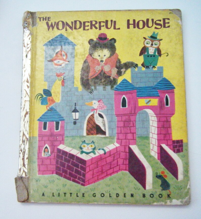 Rare 1950 First Edition Little Golden Book The Wonderful Etsy