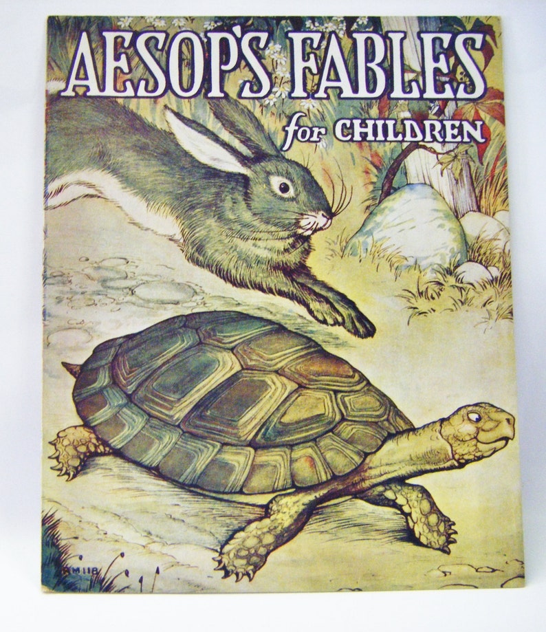 1919 Aesop s Fables For Children With Pictures By Milo Etsy