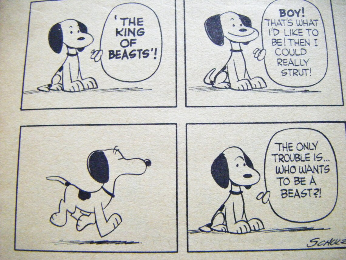 Rare Early 1960 A New PEANUTS Book Featuring Etsy