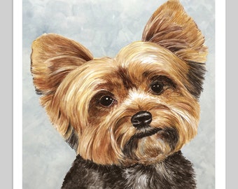 Yorkshire Terrier Note Cards