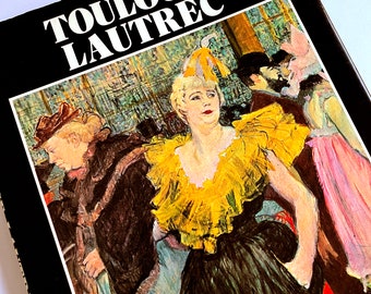 Vintage Toulouse Lautrec Illustrated Book