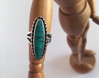 Vintage Turquoise Sterling Ring