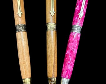 Christian Faith Hope Love Pen | Handmade Wooden Holy Trinity Pen
