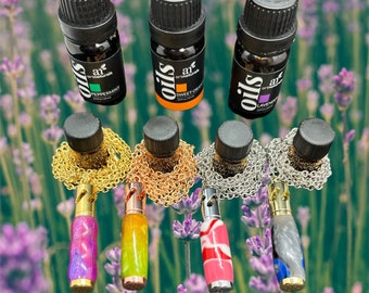 Aromatherapy Necklace | Diffuser Pendant | Essential Oils Jewelry | Elemental Pens