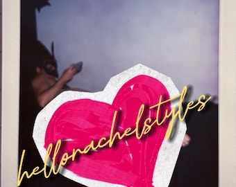Rachel en muchos lugares; 4 impresiones Instax