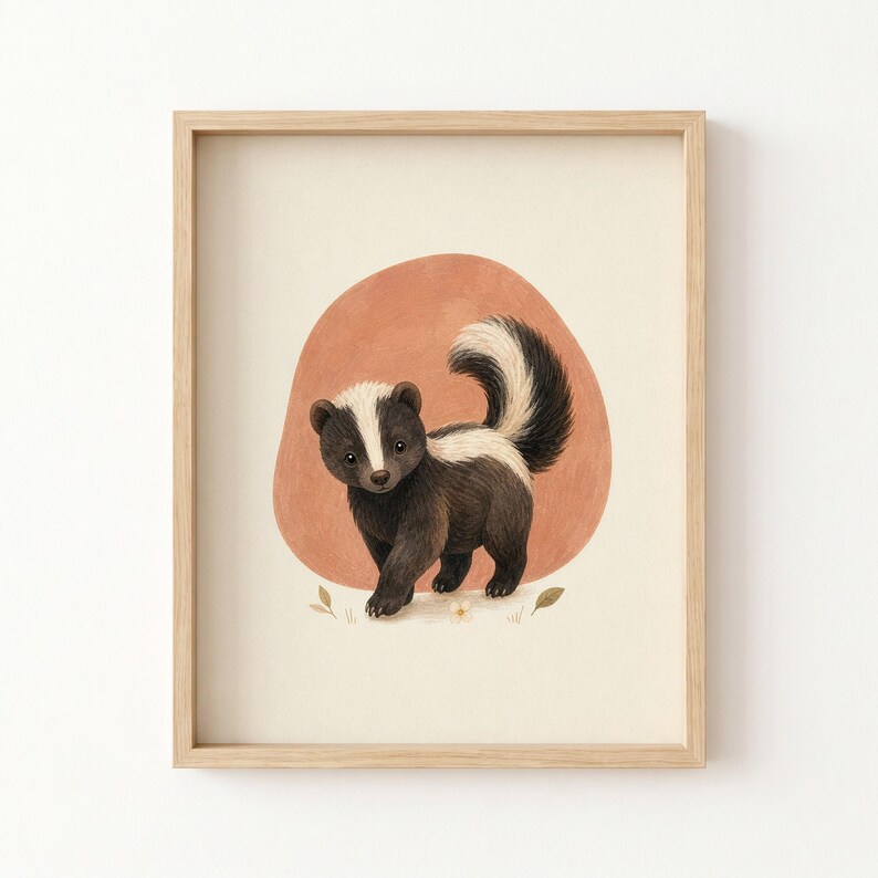 Woodland Nursery Animal Prints, Forest Baby Wall Art Set, Kids Room ...