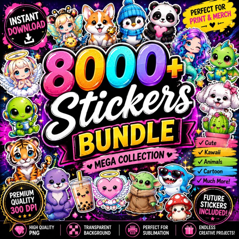 Sticker Mega Bundle