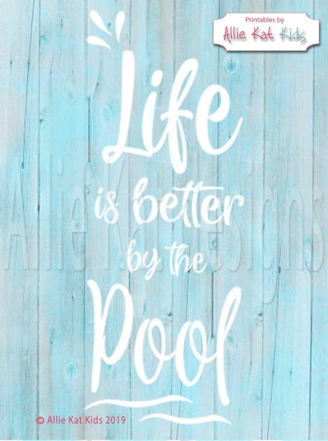 Life is Better by the Pool. Summer Png Beach Png Vacation - Etsy
