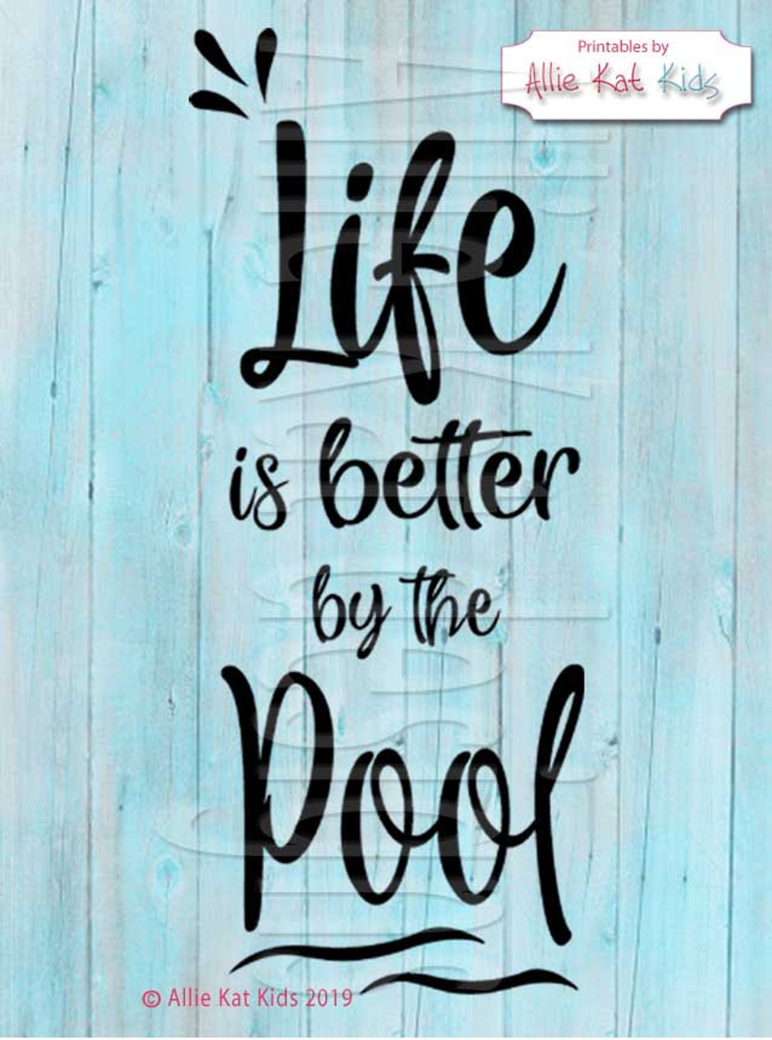 Life is Better by the Pool. Summer Png Beach Png Vacation Png