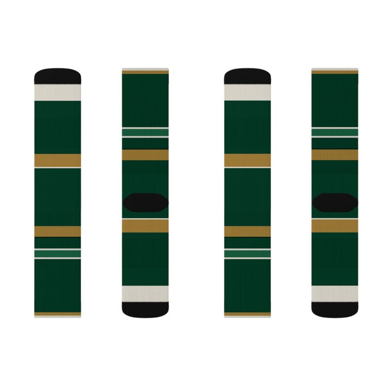 Calcetines con rayas de carreras abstractas, calcetines de vestir originales de latón verde British Racing Green (Brooklands Green), regalo de automovilismo para él. imagen 7