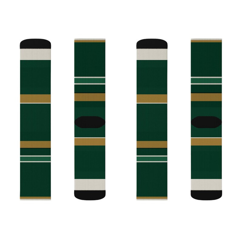 Calcetines con rayas de carreras abstractas, calcetines de vestir originales de latón verde British Racing Green (Brooklands Green), regalo de automovilismo para él. imagen 3