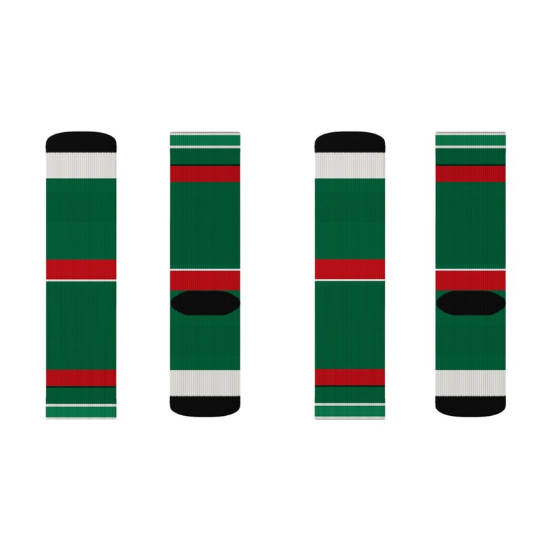 Abstract Racing Stripe Socks, Green White Red Novelty Dress Socks (Bathurst Green), Motorsport Gift for Him image 11