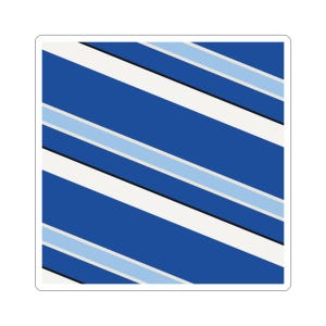 Abstract Racing Stripe Sticker, French Racing Blue Bone Geometric Vinyl Decal (Reims Blue), Car Lover Gift bild 8