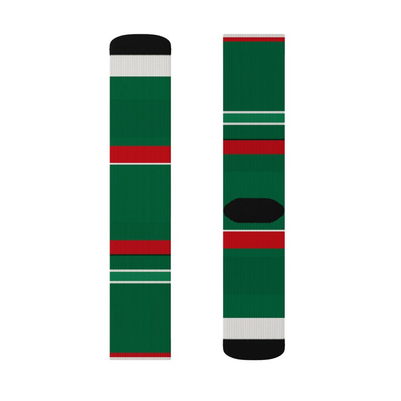 Abstract Racing Stripe Socks, Green White Red Novelty Dress Socks (Bathurst Green), Motorsport Gift for Him image 9