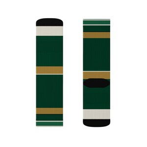 Calcetines con rayas de carreras abstractas, calcetines de vestir originales de latón verde British Racing Green (Brooklands Green), regalo de automovilismo para él. imagen 13