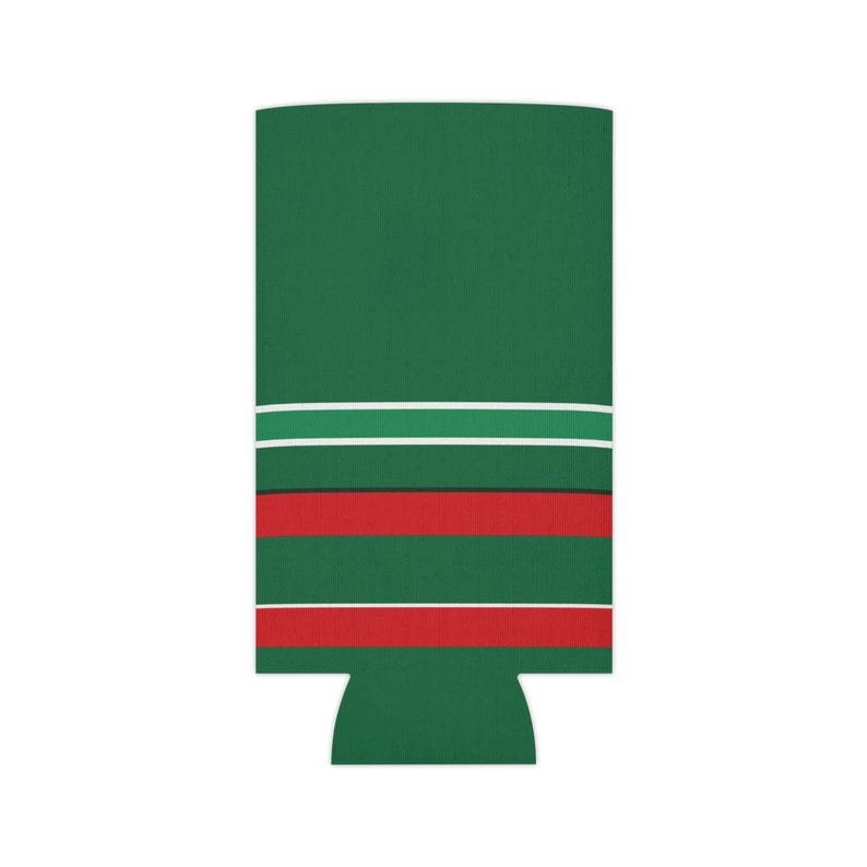 Refroidisseur de canette à rayures de course abstraites, isotherme géométrique vert, blanc et rouge (vert Bathurst), cadeau pour passionnés de sport automobile image 6