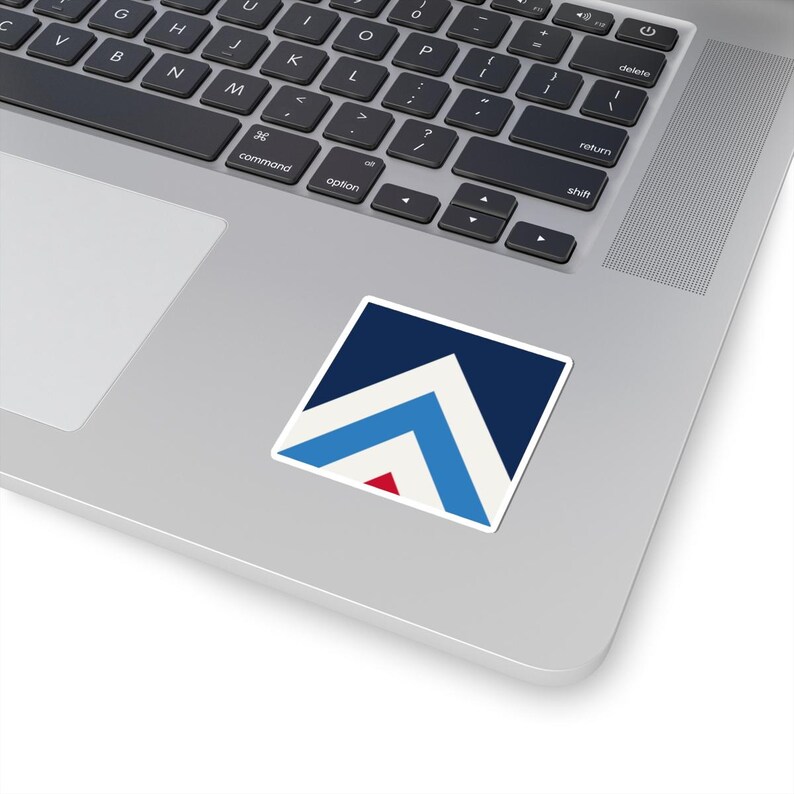 Abstract Racing Stripe Sticker, Navy Azure Signal Red Geometric Vinyl Decal (Riviera Stripe), Car Lover Gift Bild 12