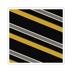 Abstract Racing Stripe Sticker, Black Gold Geometric Vinyl Decal (Midnight and Gold), Car Lover Gift imagen 8