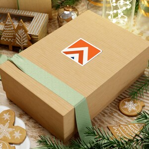 Abstract Racing Stripe Sticker, Orange Deep Blue Geometric Vinyl Decal (Zandvoort Orange), Car Lover Gift Bild 13