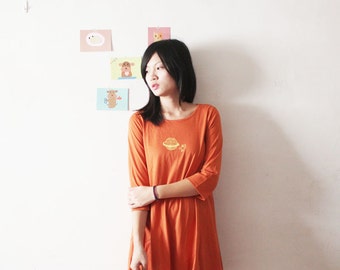 Little Bow Comfy T-shirt, Dress digital sewing pattern
