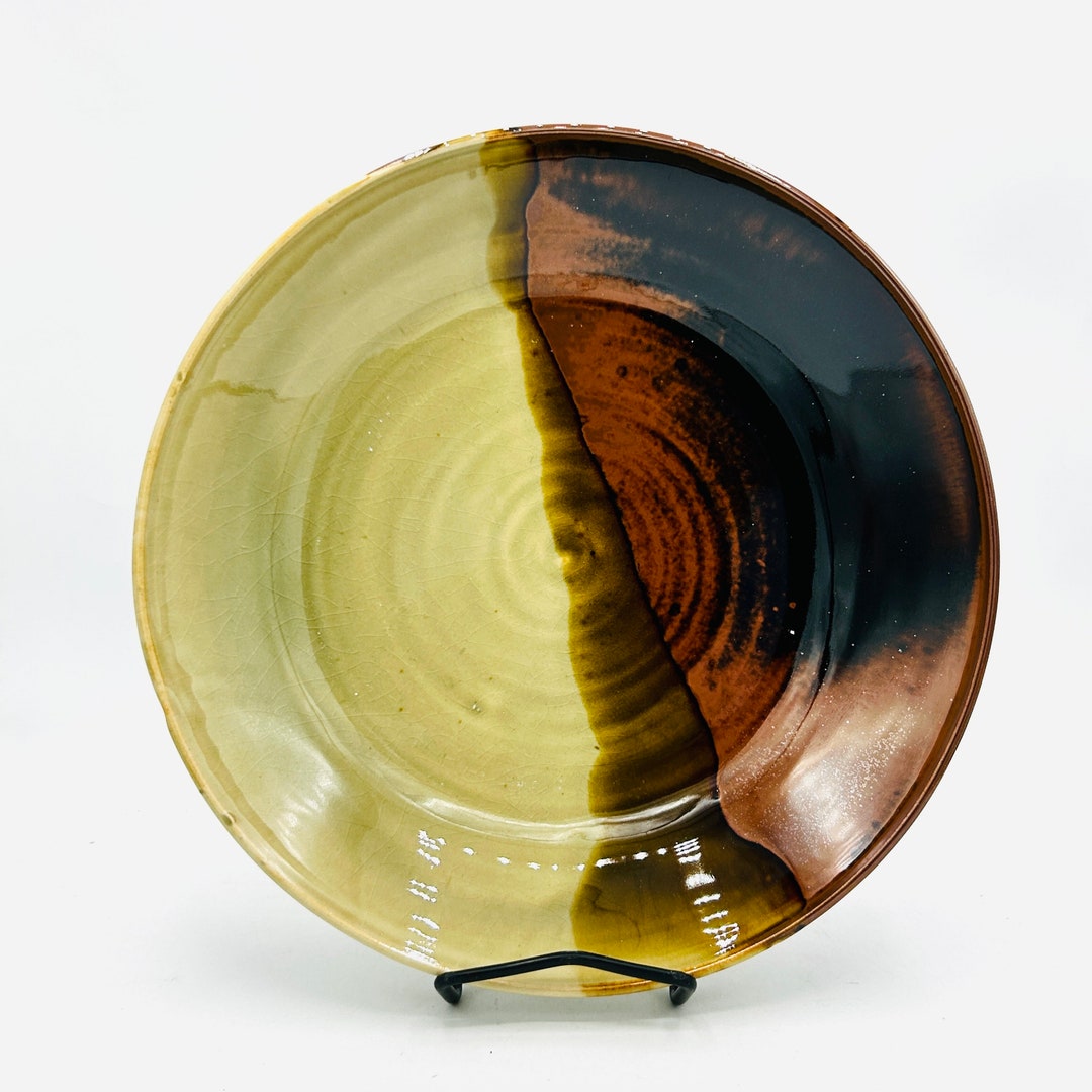 NEW! Gold & Bronze Reduction Fired Ceramic Porcelain “blate” by Jessica ...