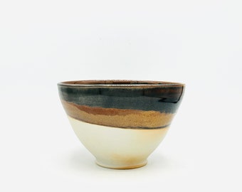 NEW! Jupiter’s Eye Wood Fired Ceramic Porcelain Bowl 1 by Jessica Cronstein
