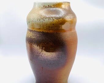 Grand Vase Artificiel au Feu au Feu de Bois par Jessica Cronstein