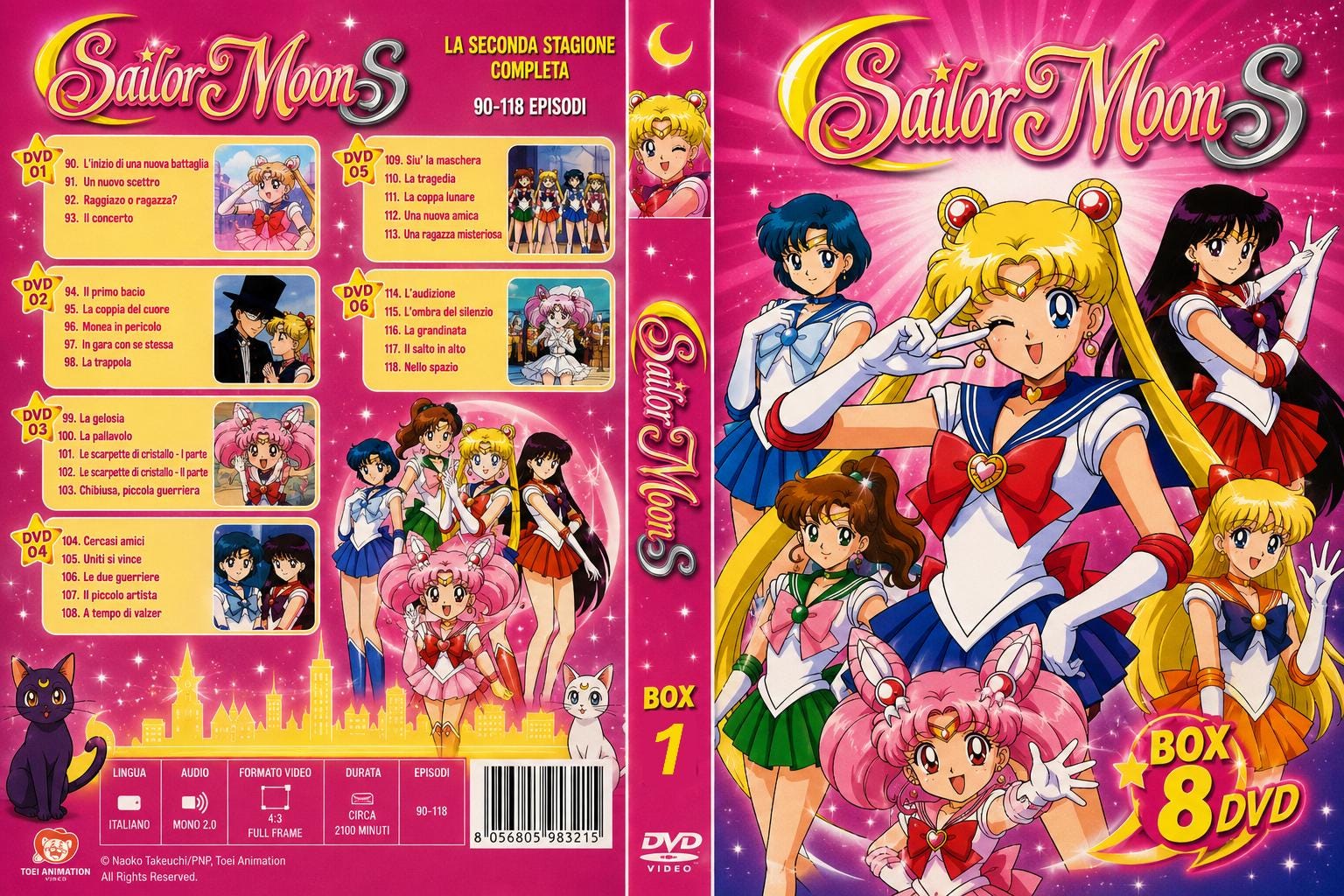 Sailor Moon Complete Collection Dvd - Etsy