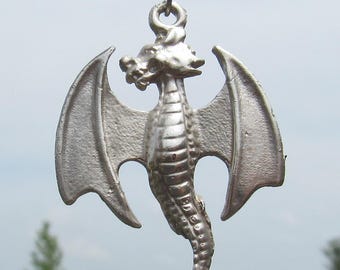 Sterling silver Dragon  pendant
