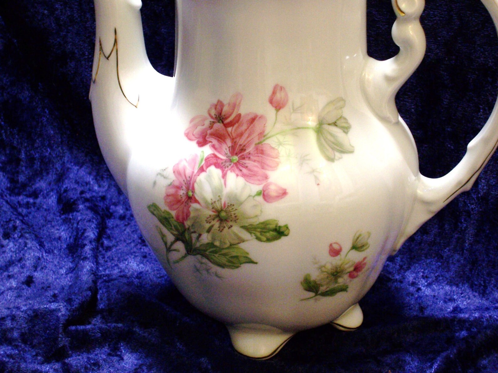 Vintage Teapot Porcelain Bavaria Germany 6 Cup Teapot Gold Etsy