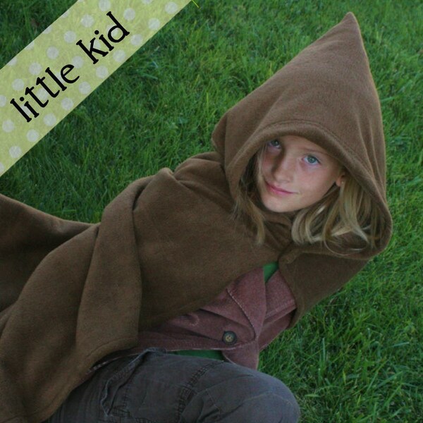 RTS Fleece Hobbit Cape/Cloak Costume - little kid