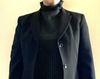 ANN TAYLOR Black 2-Button Blazer
