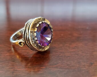 AT 925 Amethyst Ring Size 5.75