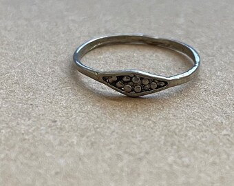 Israeli Silver Ring Size 6.75