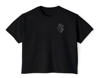 Women's Boxy Tee - Heart for Jake
