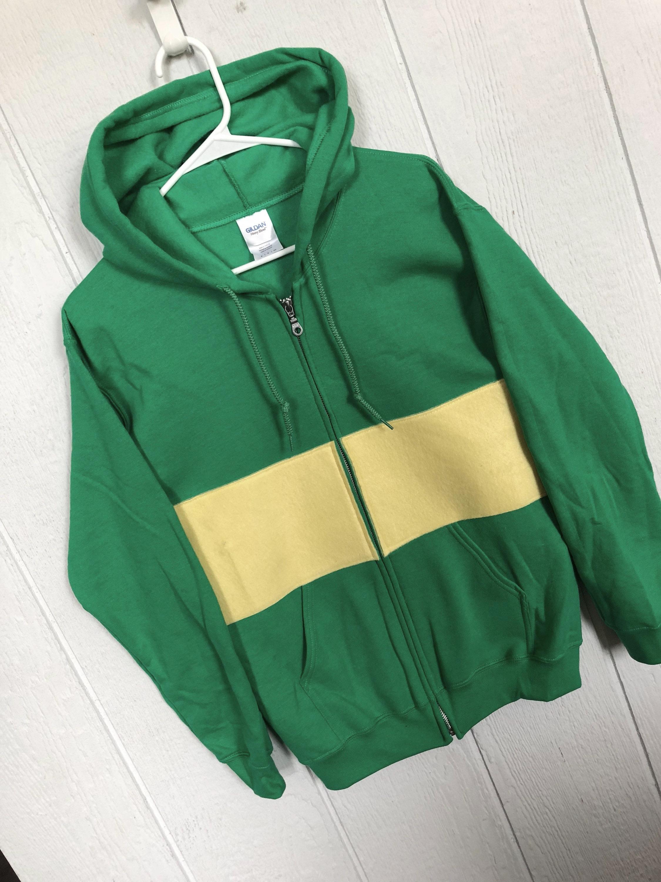 Green and Yellow Striped Sweatshirt Australia