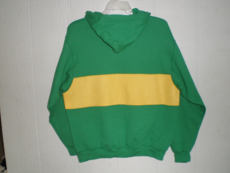 Undertale Shirt Green Hooded Sweatshirt With Yellow Stripe - Etsy Australia