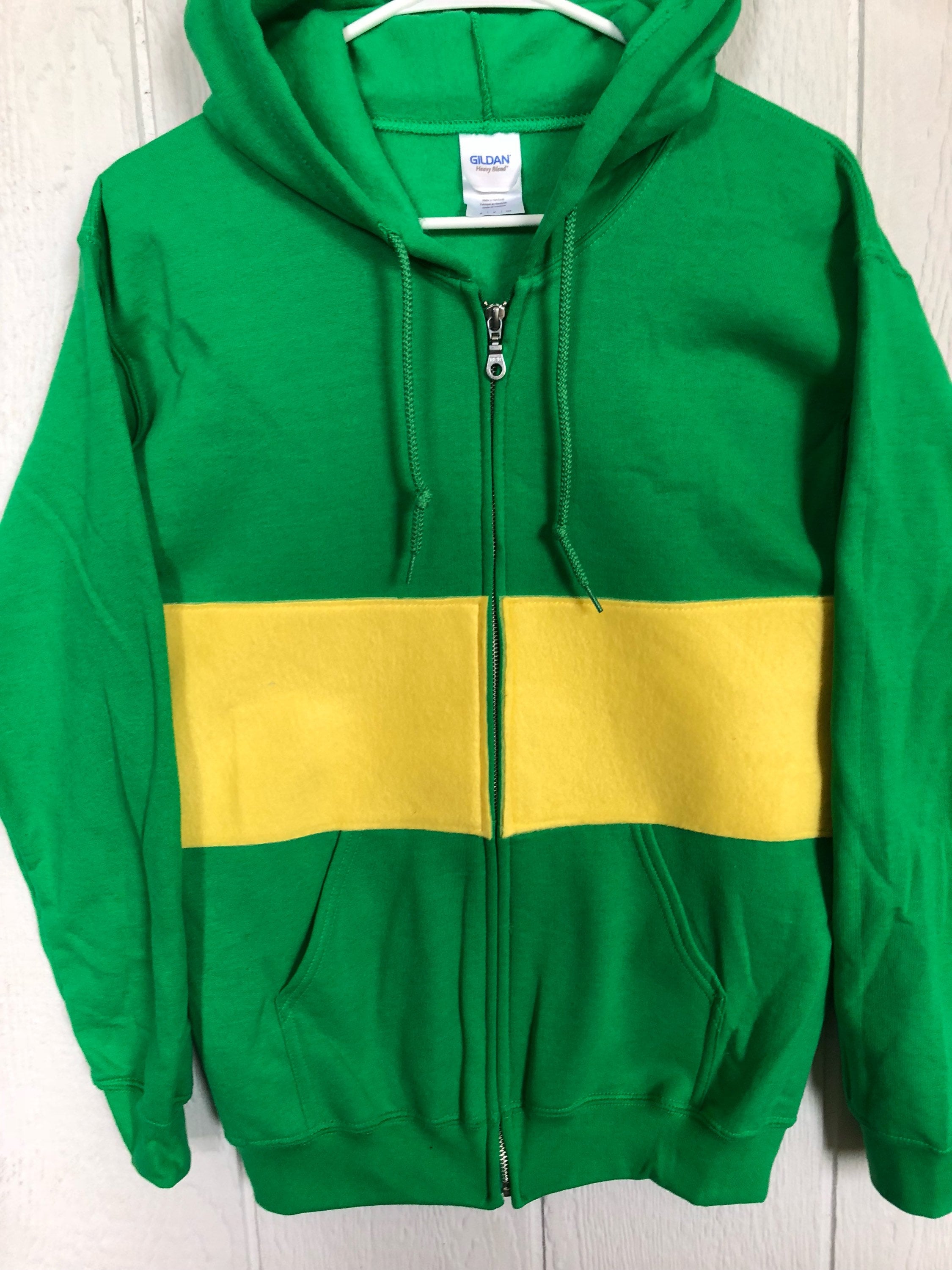 Zip front Undertale Chara shirt Chara green hooded sweatshirt | Etsy