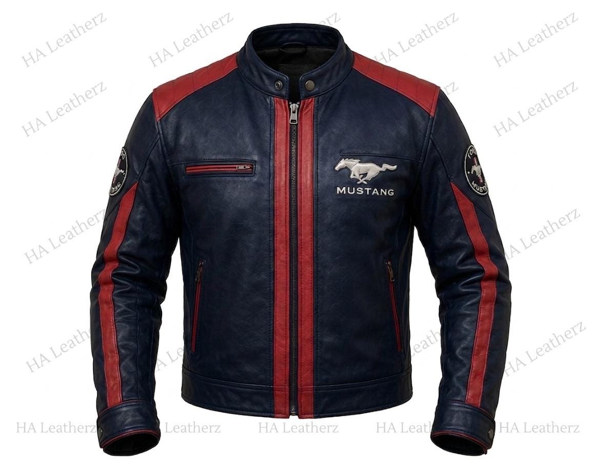 Vintage leather racing jacket - Etsy 日本