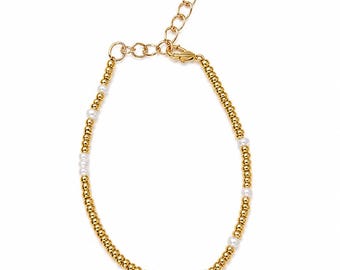 Golden Pearl Bracelet
