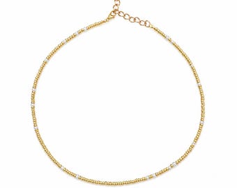 Golden Pearl Necklace