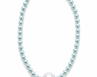 Seaside Blue Pearl Necklace