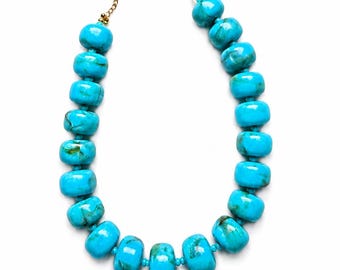 Chunky Turquoise Necklace