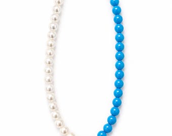 Two Toned Heart Necklace