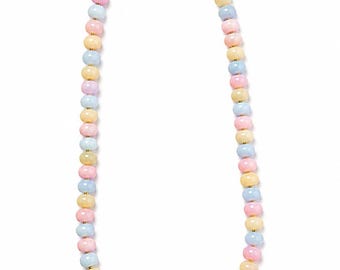 Cotton Candy Beaded Necklace